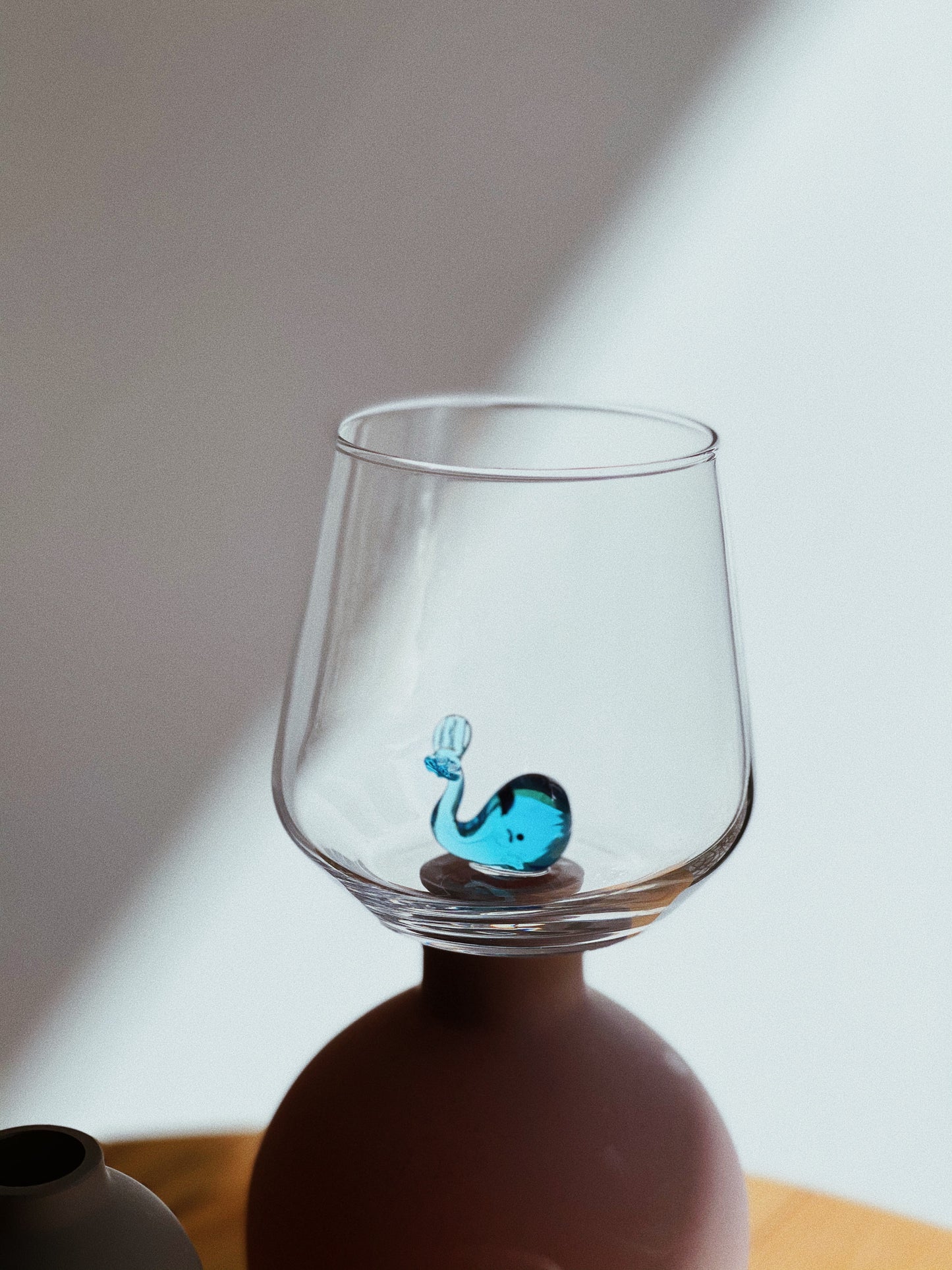 Tiny Animal Drinking Glass, Whale