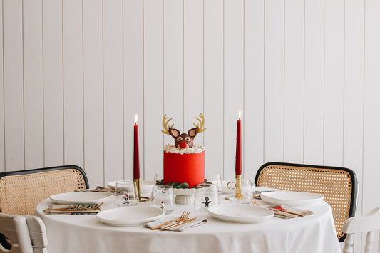 Christmas Theme Drinking Glass Set of 6