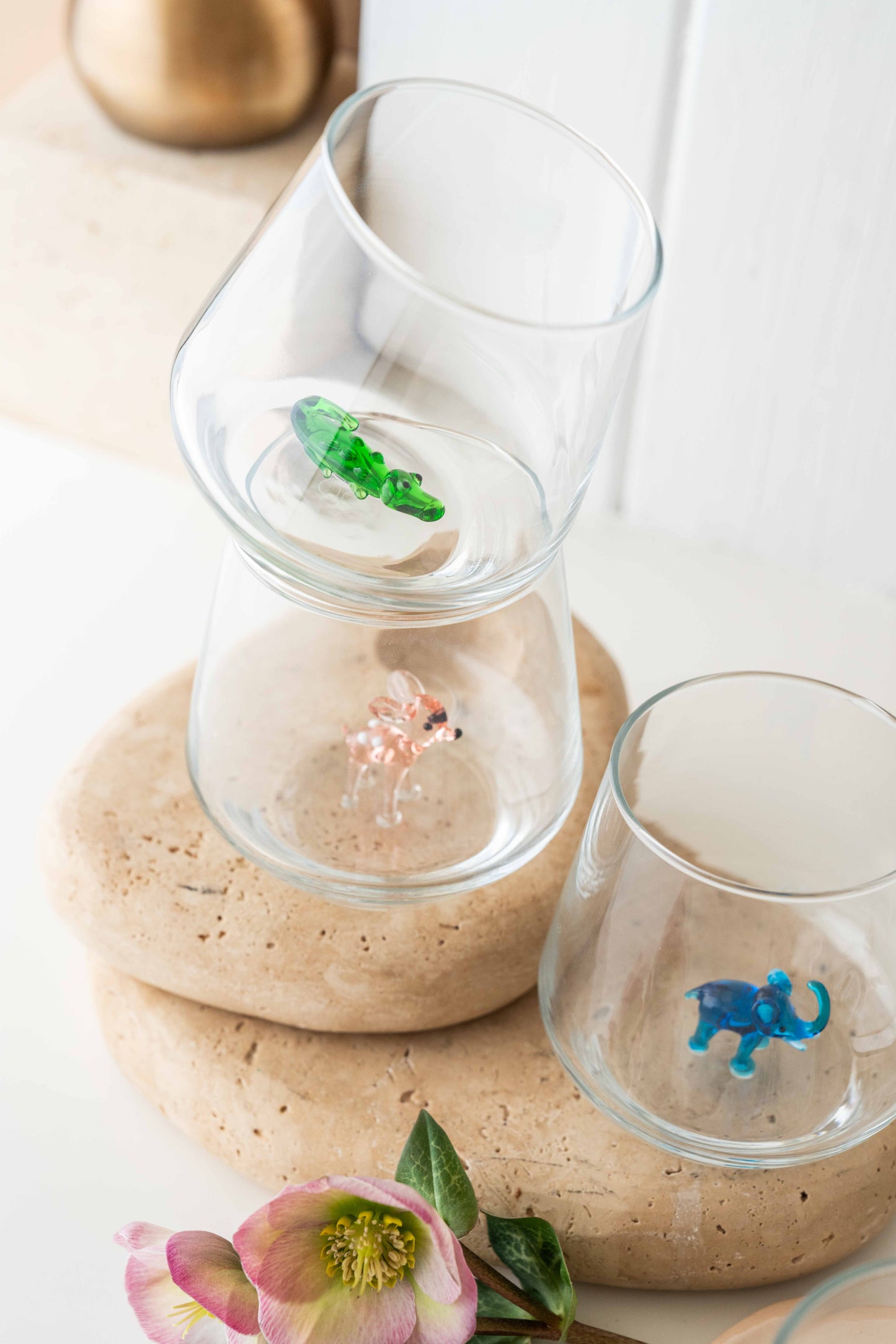 Safari (II) Theme Drinking Glass Set of 6