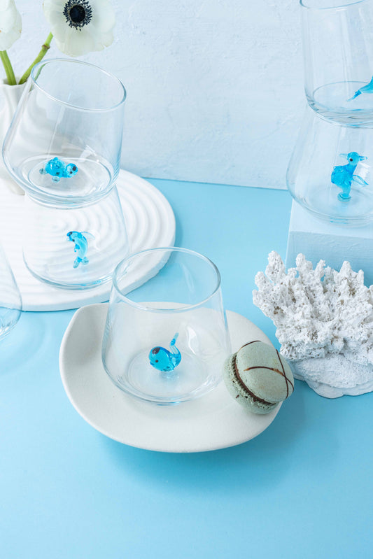 Ocean Theme Drinking Glass Set of 6