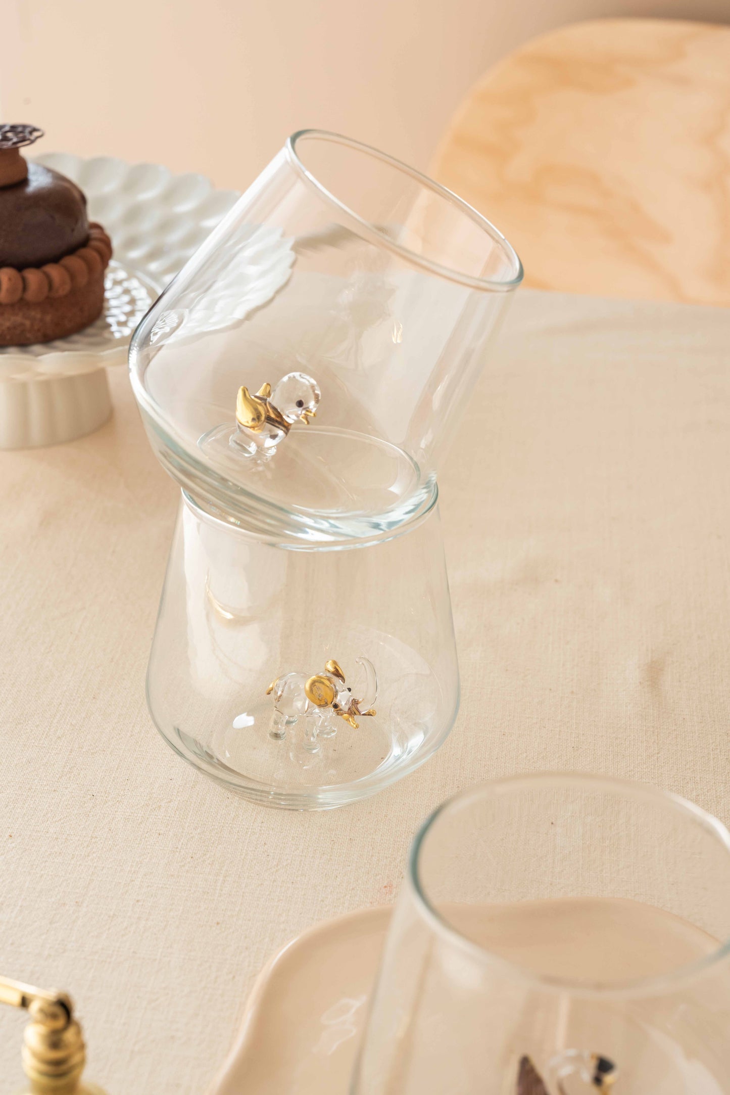 Zooluxe Golden Glass Set of 6