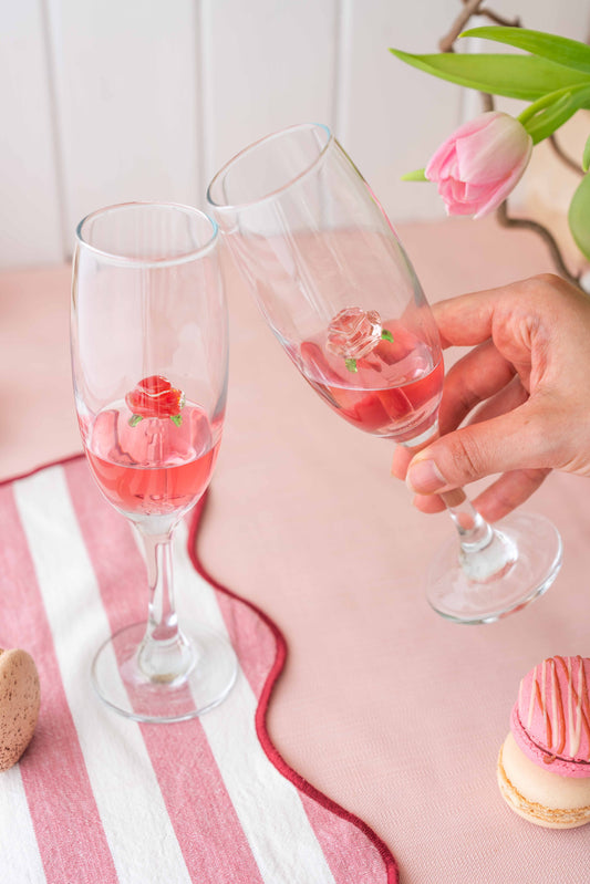 Rose Champagne Glass Set of 2