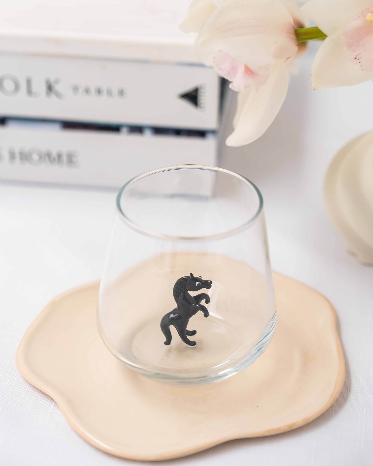 Tiny Animal Drinking Glass, Horse