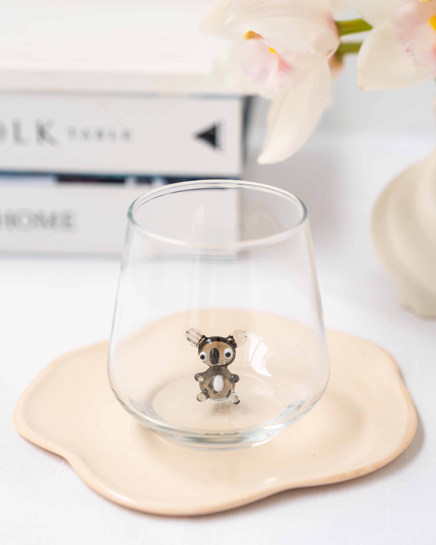 Tiny Animal Drinking Glass, Koala