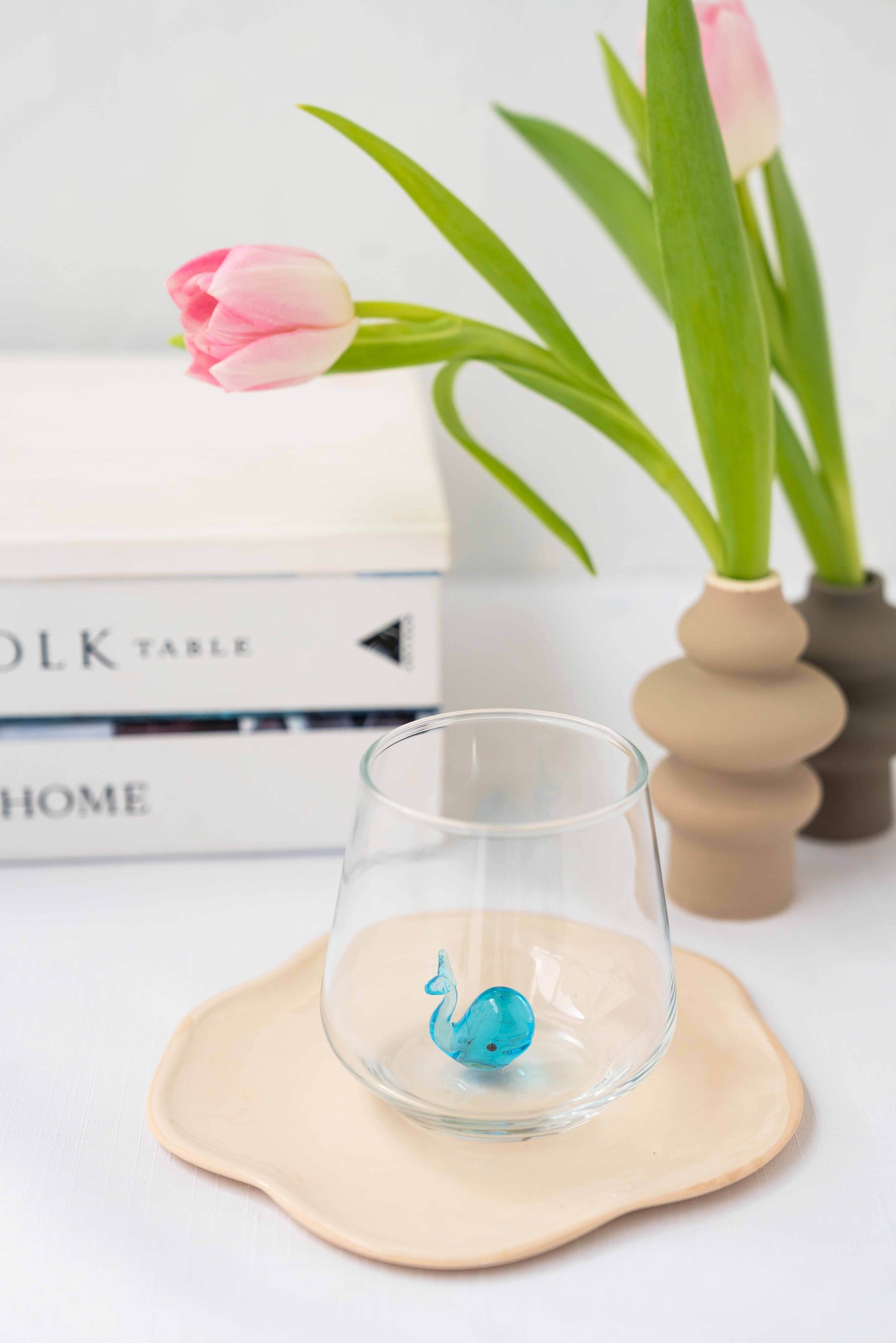 Tiny Animal Drinking Glass, Whale