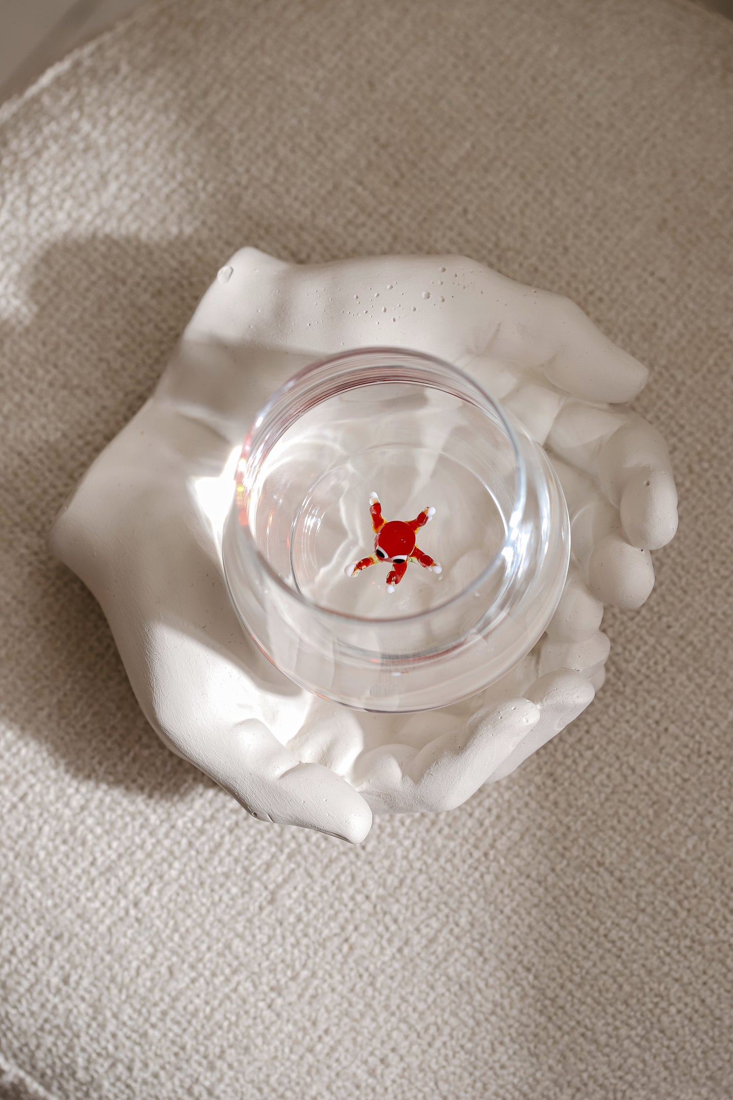 Tiny Animal Drinking Glass, Octopus