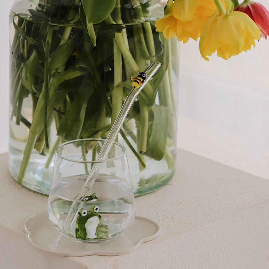 Tiny Animal Drinking Glass, Frog