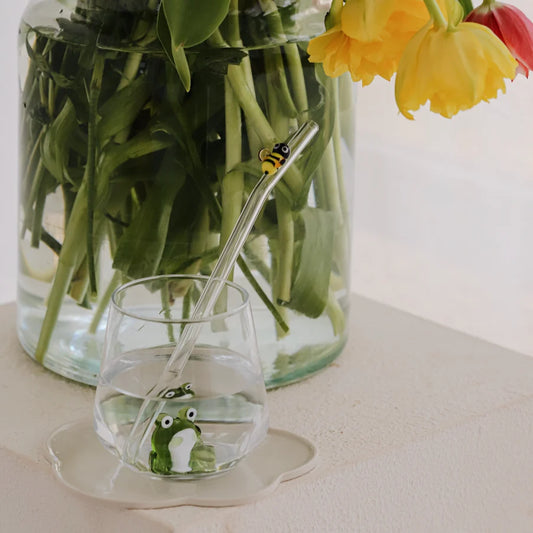 Tiny Animal Drinking Glass, Frog