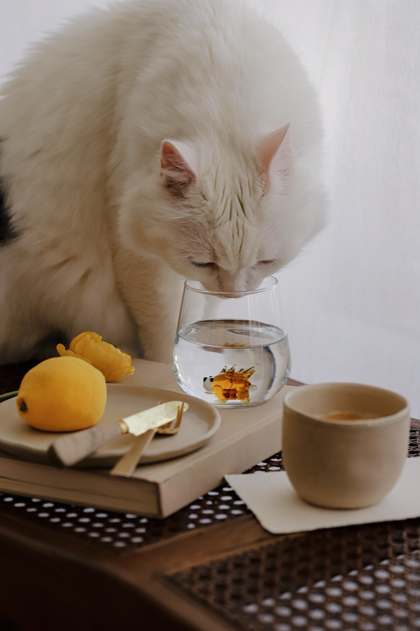 Tiny Animal Drinking Glass, Hedgehog