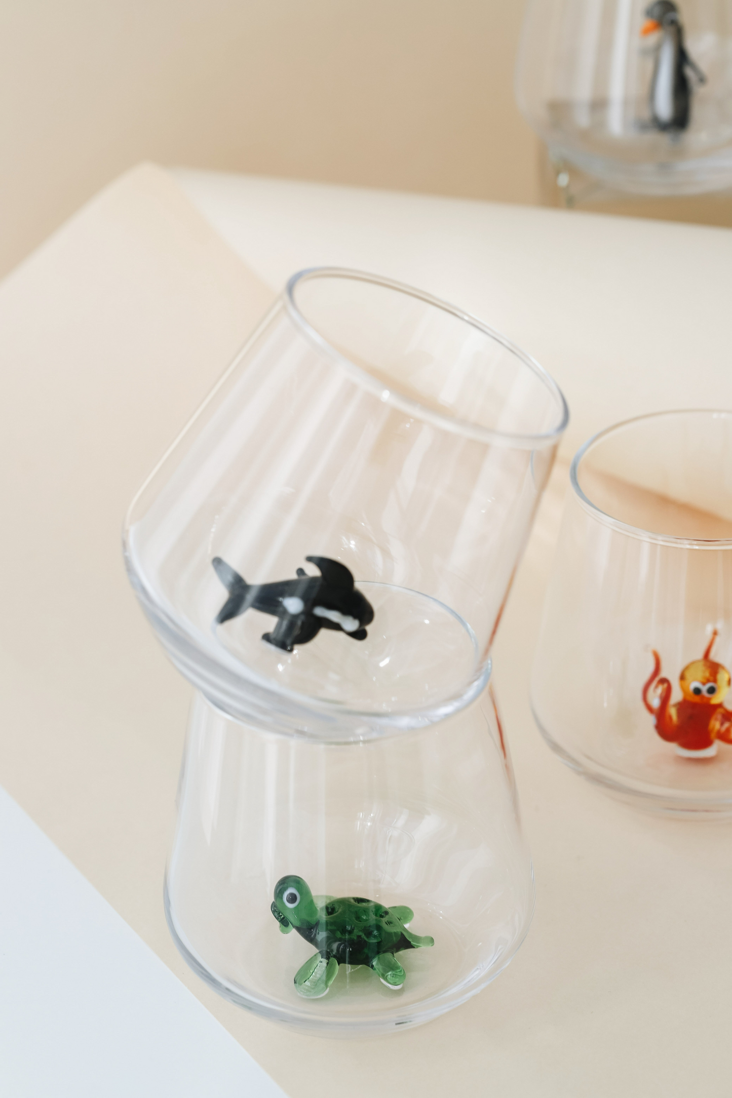 Ocean Theme Drinking Glass Set of 6