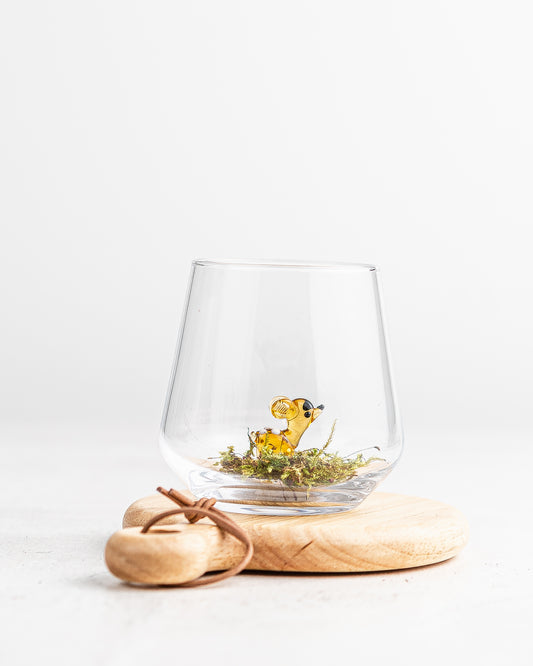 Tiny Animal Drinking Glass, Bambi