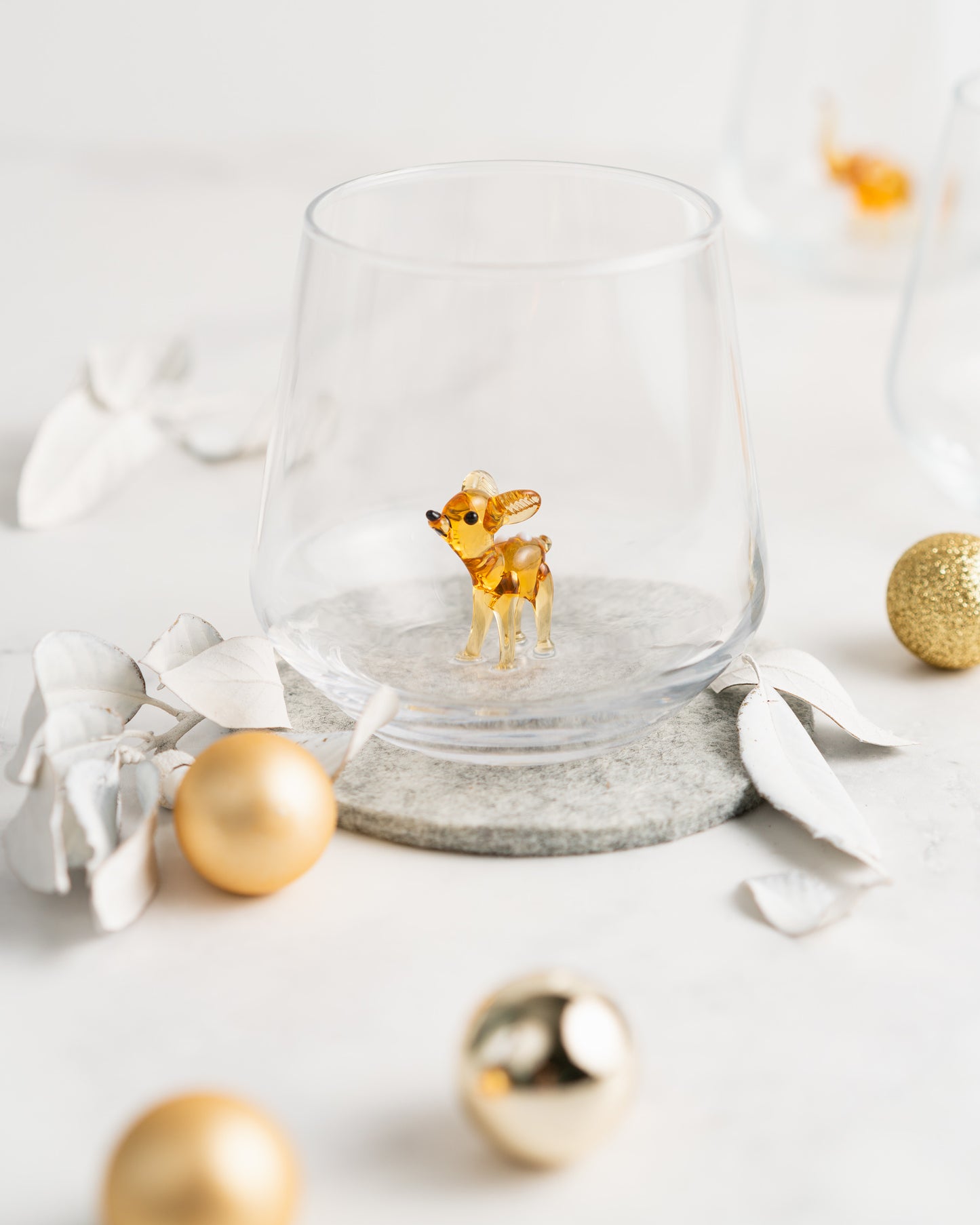 Tiny Animal Drinking Glass, Bambi