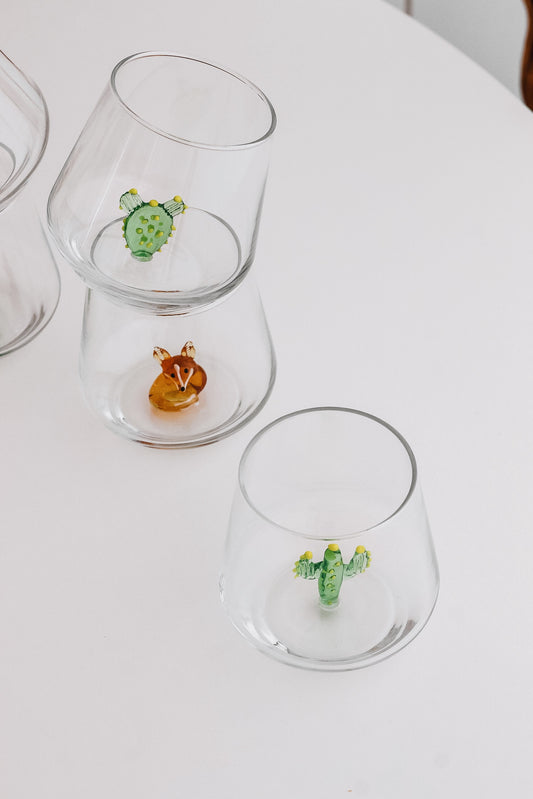 Desert Theme Drinking Glass Set of 6