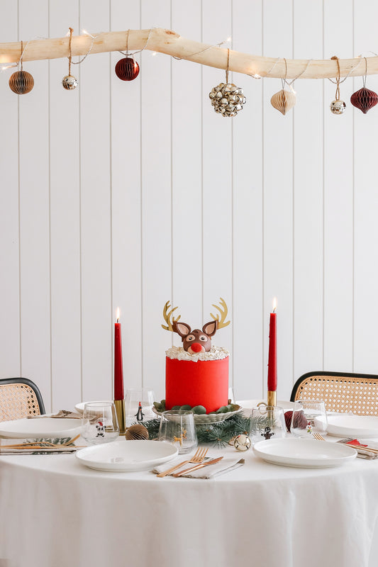 New Year / Christmas / Xmas Theme Drinking Glass Set of 6