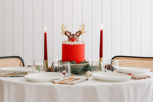 New Year / Christmas / Xmas Theme Drinking Glass Set of 6