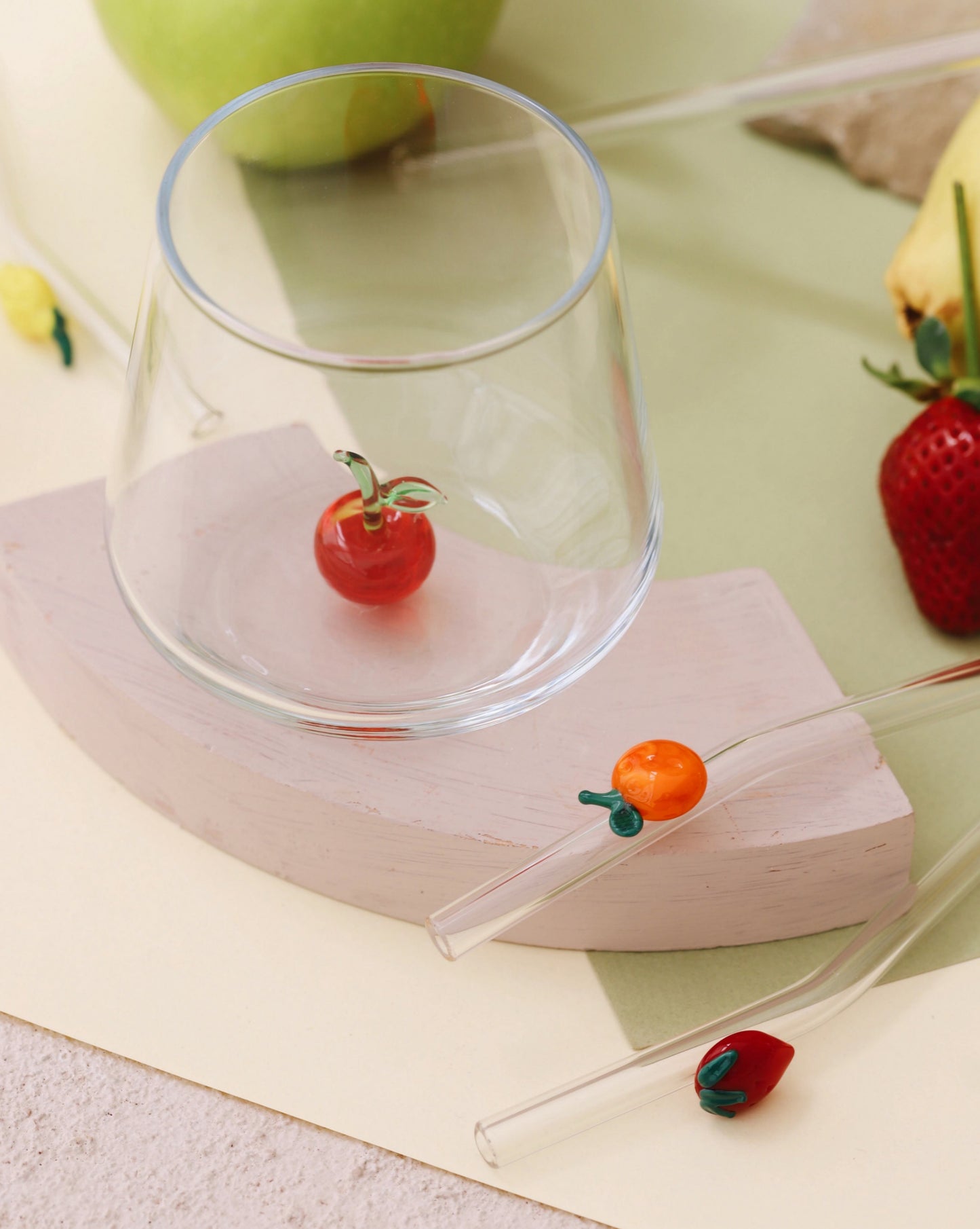 Fruit Theme Drinking Glass Set of 6