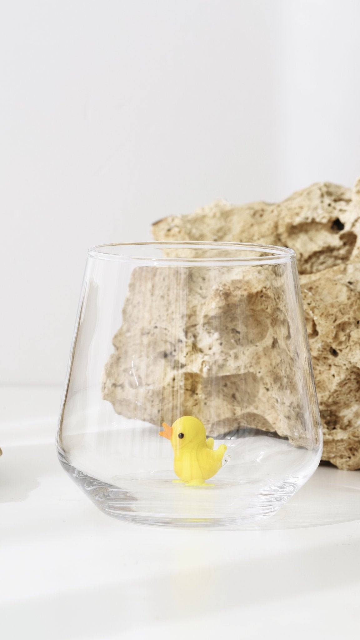 Tiny Animal Drinking Glass, Chick