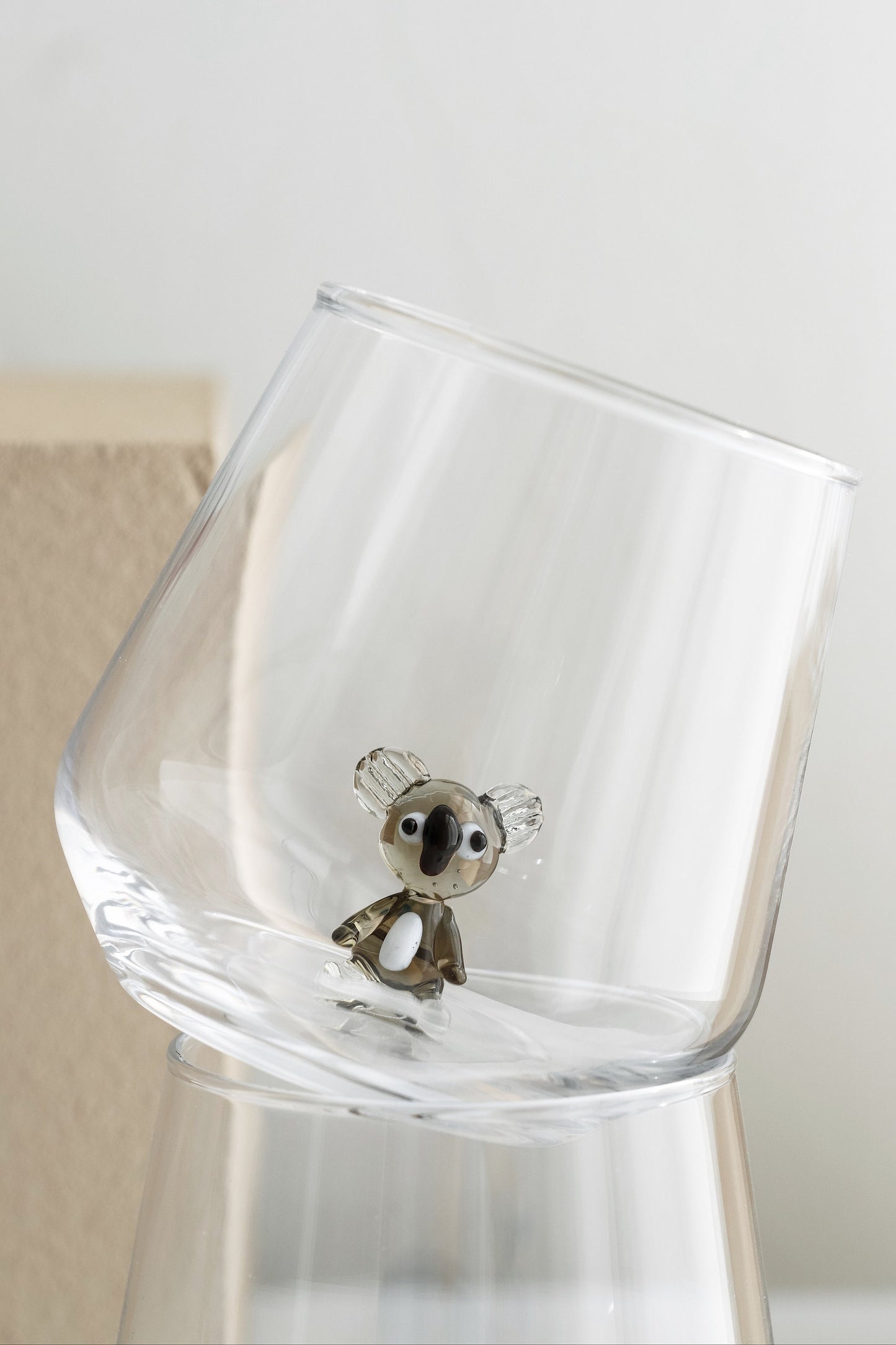 Tiny Animal Drinking Glass, Koala