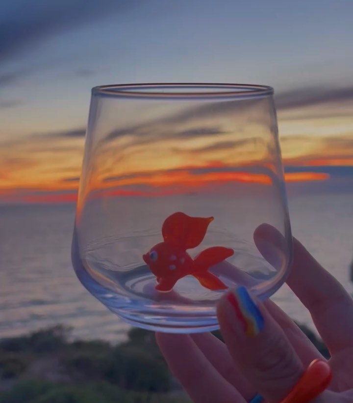 Tiny Animal Drinking Glass, Nemo