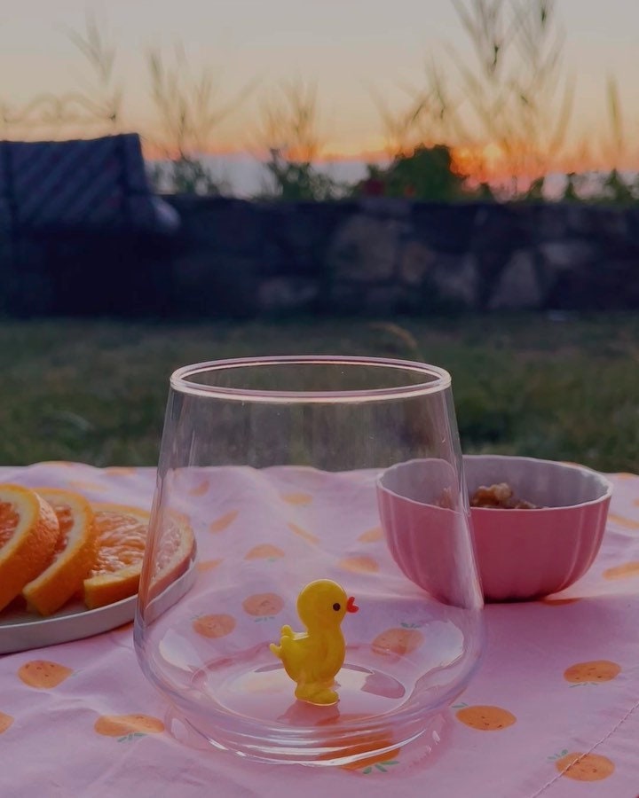 Tiny Animal Drinking Glass, Chick