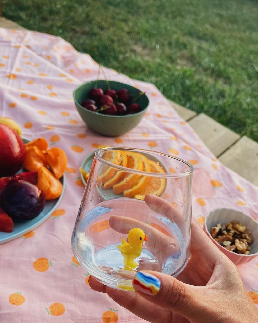 Tiny Animal Drinking Glass, Chick