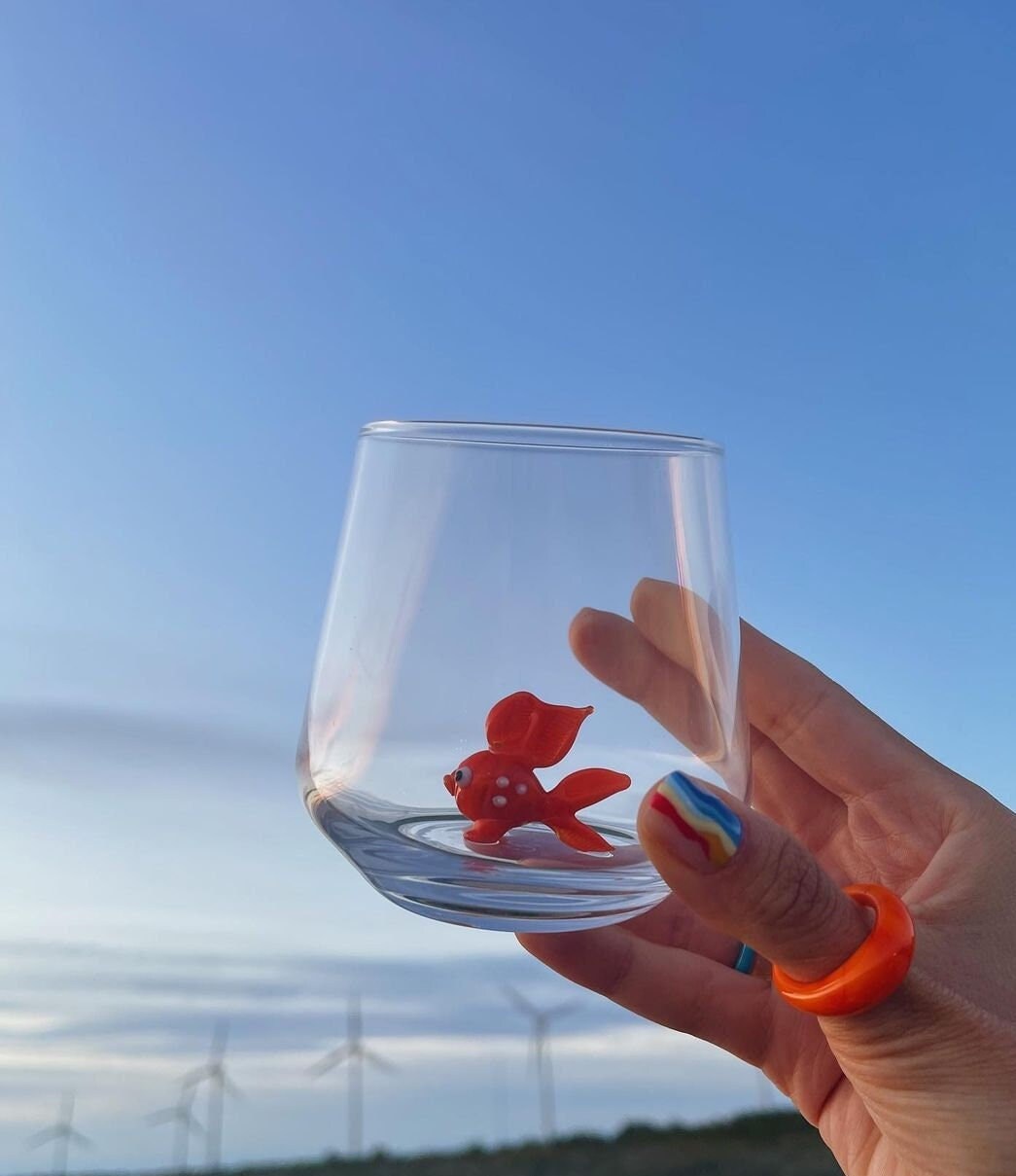 Tiny Animal Drinking Glass, Nemo