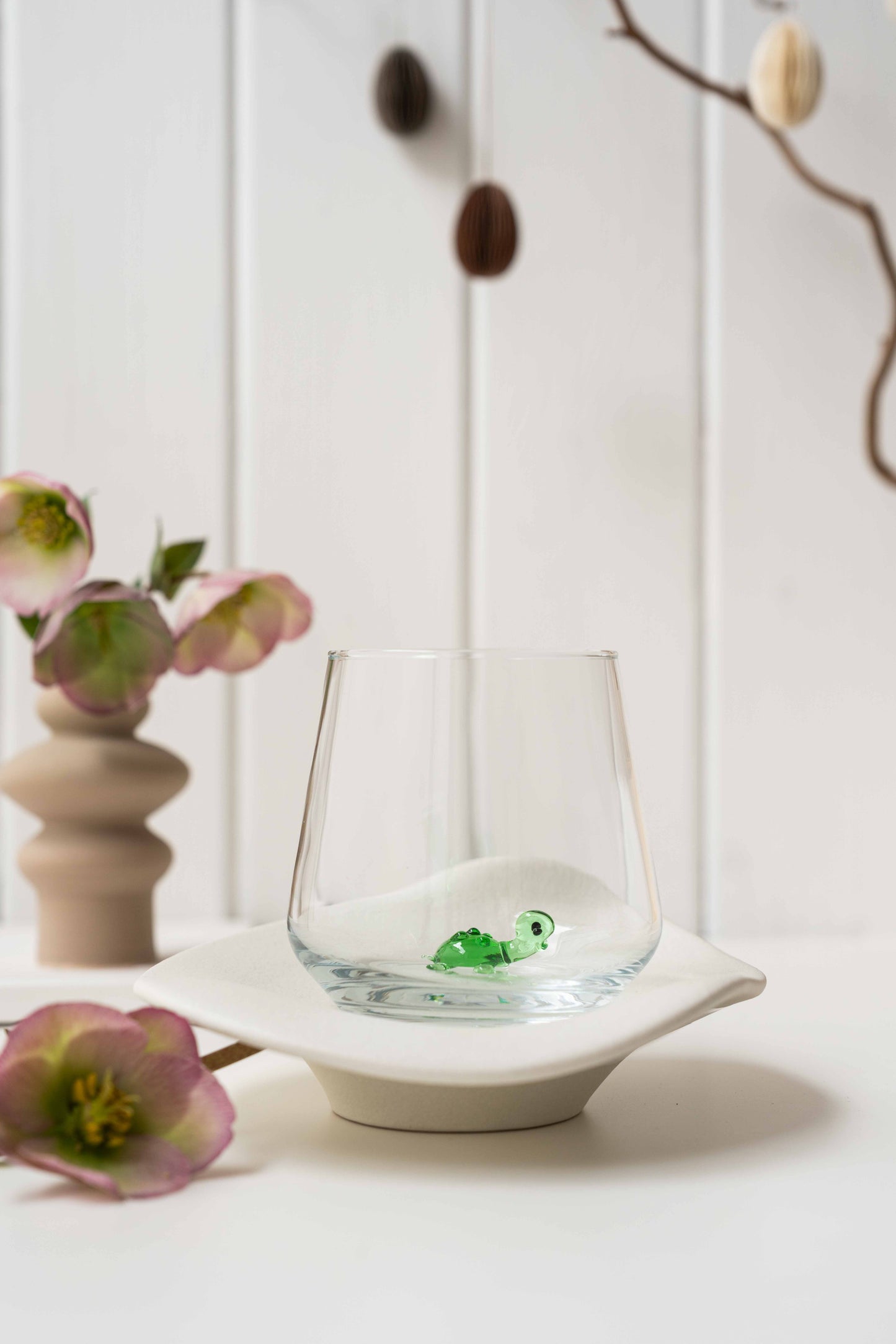 Tiny Animal Drinking Glass, Turtle