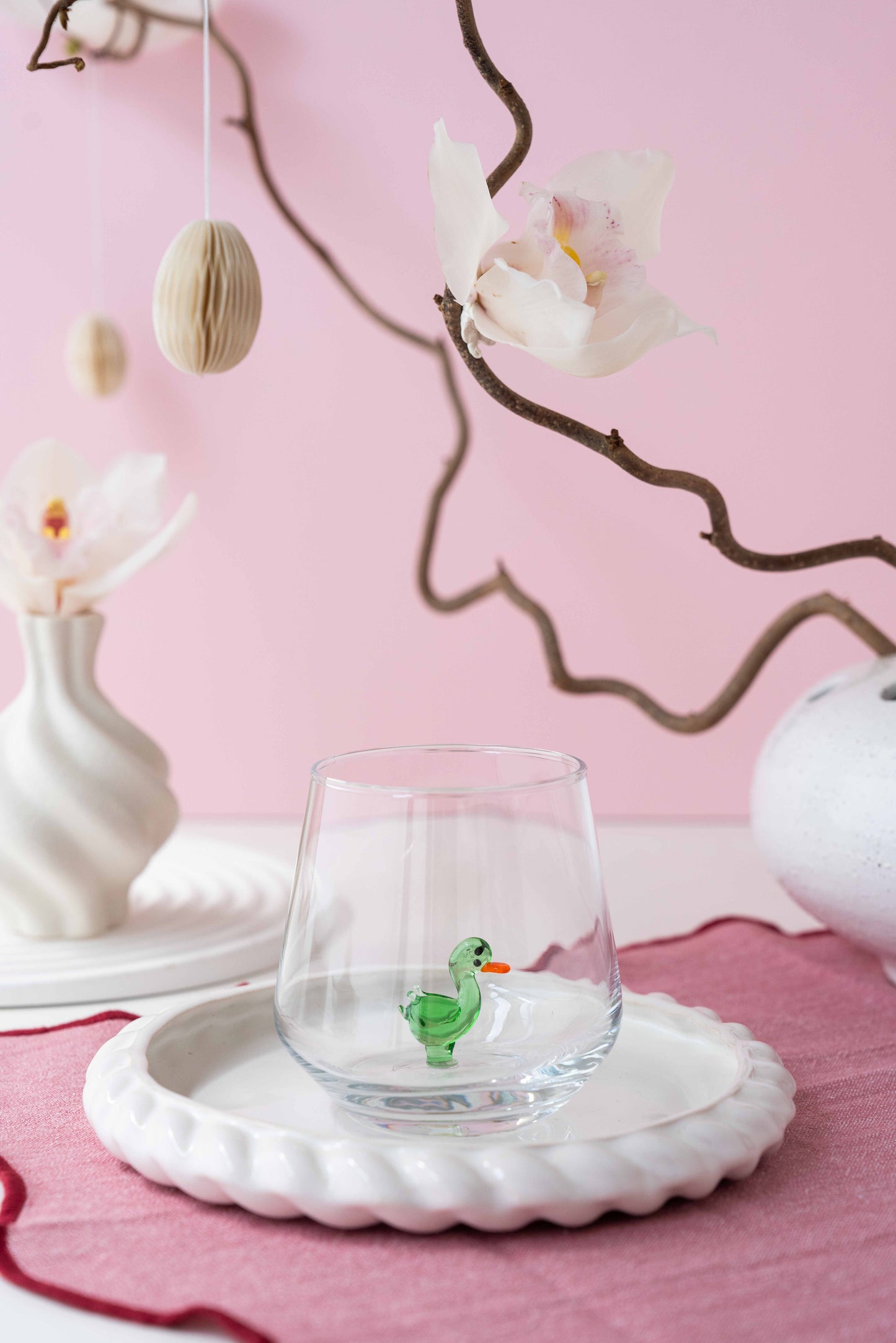 Tiny Animal Drinking Glass, Duck