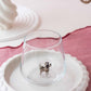 Tiny Animal Drinking Glass, Black Dog