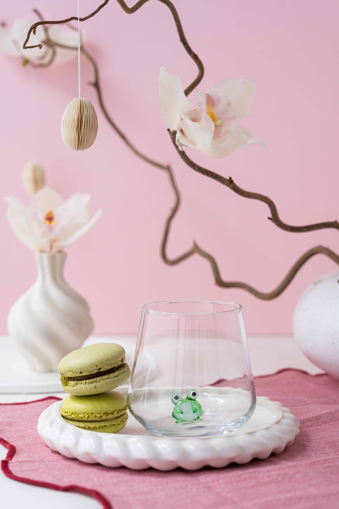 Tiny Animal Drinking Glass, Frog