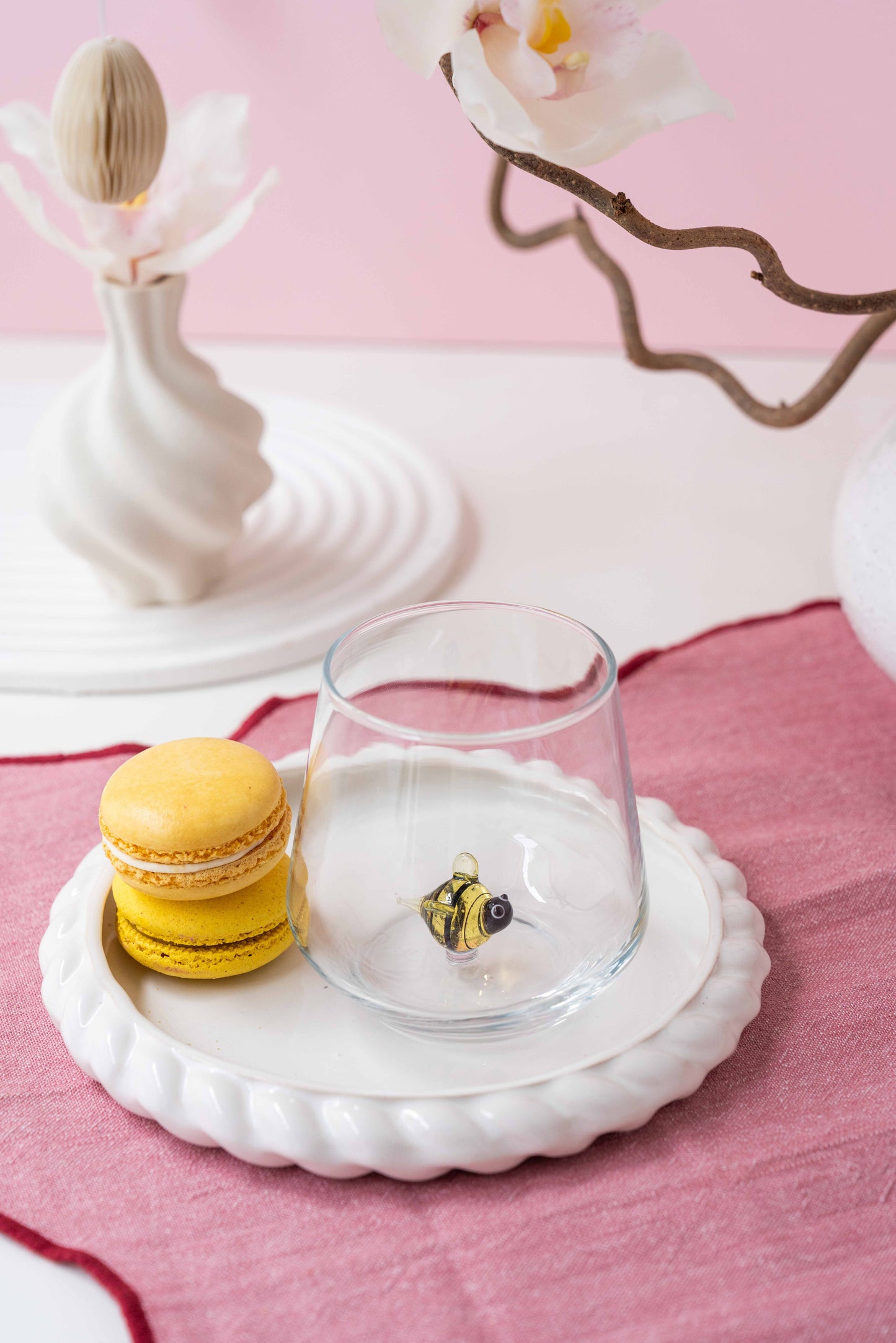 Tiny Animal Drinking Glass, Bee