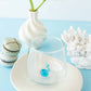 Ocean Theme Drinking Glass Set of 6 with Handmade Animal Figures