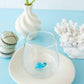 Ocean Theme Drinking Glass Set of 6 with Handmade Animal Figures