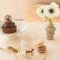 Tiny Animal Drinking Glass, Brown Cat
