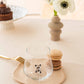 Our Planet Drinking Glass Set of 6 with Handmade Animal Figures