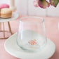 Tiny Animal Drinking Glass, Pink Pig