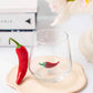 Tiny Animal Drinking Glass, Chilli Pepper
