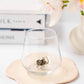 Tiny Animal Drinking Glass, Gray Elephant