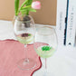 Set of 2 Grape Wine Glasses – Purple & Green