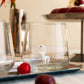 Tiny Animal Drinking Glass, White Horse
