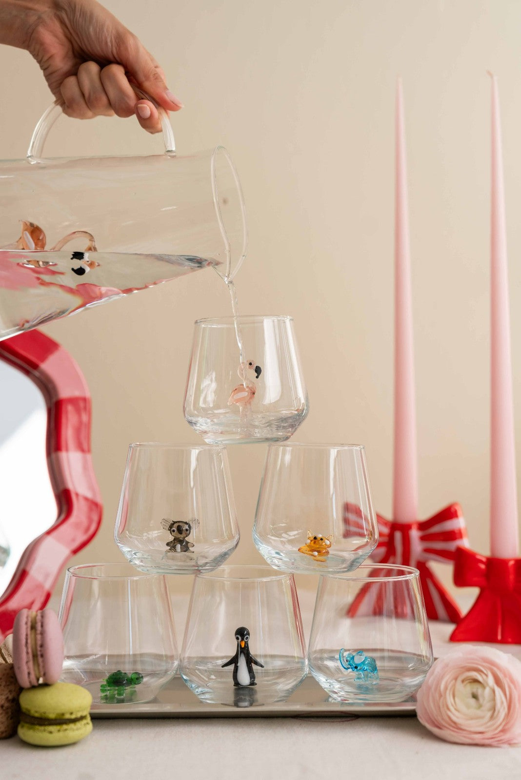 2026 MiniZoo Fan Favorites Drinking Glass Set No. 2, 6-Piece