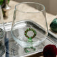 Tiny Animal Drinking Glass, Wreath