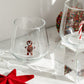 Christmas Theme Drinking Glass Set of 6