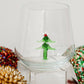 Tiny Figure Drinking Glass, Christmas Tree