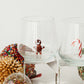 Christmas Theme Drinking Glass Set of 6