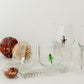 Christmas Theme Drinking Glass Set of 6