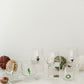 Christmas Theme Drinking Glass Set of 6