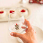 Tiny Animal Drinking Glass, Koala with Christmas Hat