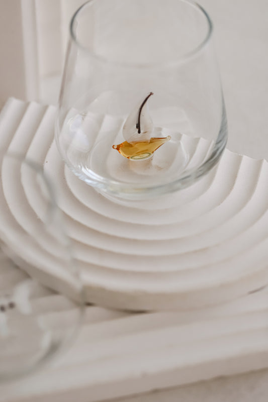 Tiny Figure Drinking Glass, Sailboat