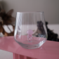 Tiny Animal Drinking Glass, Pink Jellyfish